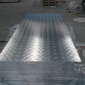 Лист алюминиевый рифленый 2,5мм сплав АМг2нр EN AW-5754 H114 / H244 IMPERIAL