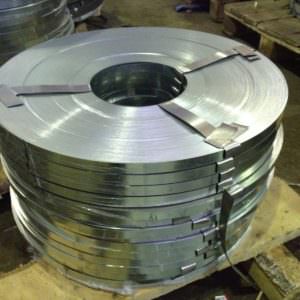 Лента стальная с покрытием Поливинилхлоридныйпластизоль 0,7х20 мм сталь PVS(P) ТУ