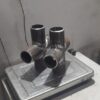 Крест стальной Ду114мм оцинкованный ГОСТ 16037-80