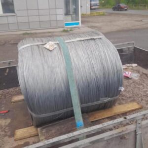 Катанка оцинкованная 8 мм сталь ст.2 ТУ 14-1-5282-94 мотки