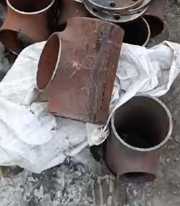 Тройник сварной переходный 1420х18х1020х12мм сталь 09Г2С ОСТ 36-24-77