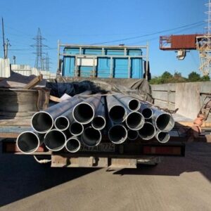 Труба электросварная нержавеющая 150х8мм сталь 08Х18Н10 DIN EN 10217-7 зеркальная