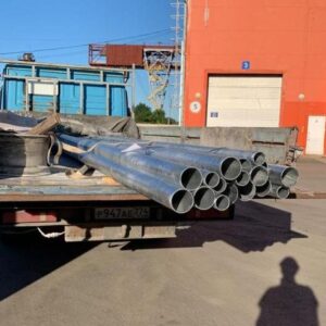 Труба электросварная нержавеющая 150х8мм сталь 08Х18Н10 DIN EN 10217-7 зеркальная
