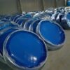 Заглушка пластиковая 89 мм с резьбой наруж. ТУ синий