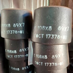 Переход бесшовный 114,3х6,3х60,3х4мм сталь 09Г2С эксцентрический ГОСТ 17378-2001